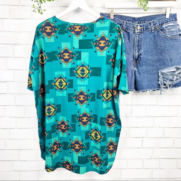 Lularoe Boho Aztec Irma Tunic Sz M - Picture 5 of 5